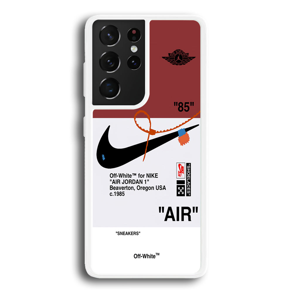 Nike X Air Jordan Red Samsung Galaxy S23 Ultra Case