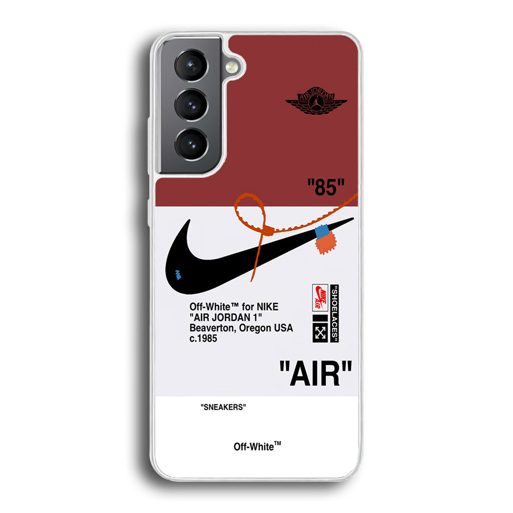 Nike X Air Jordan Red Samsung Galaxy S22 Plus Case