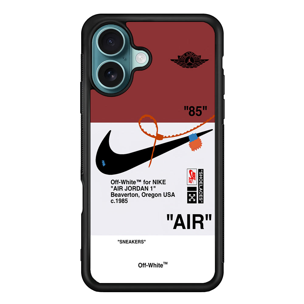 Nike X Air Jordan Red iPhone 16 Plus Case - Altracase