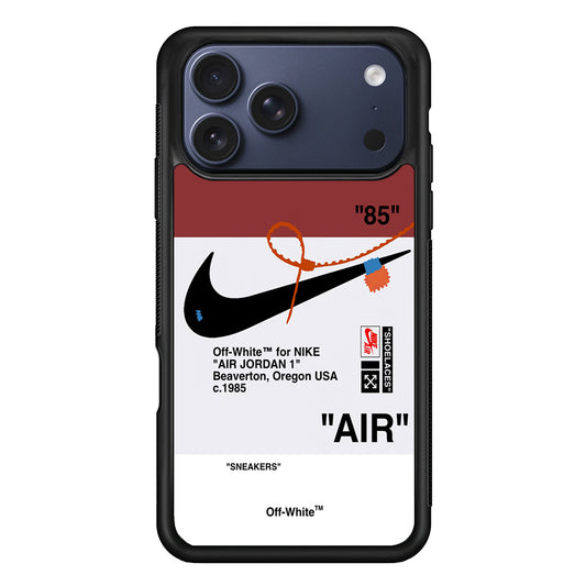 Nike X Air Jordan Red iPhone 17 Pro Case - Altracase