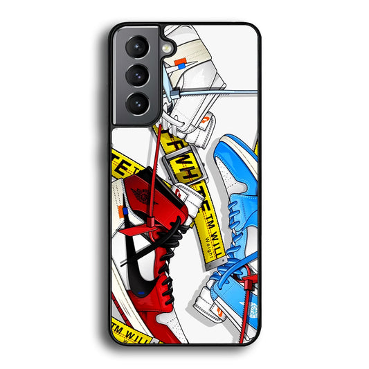 Nike X Air Jordan Shoes Collage Samsung Galaxy S22 Plus Case