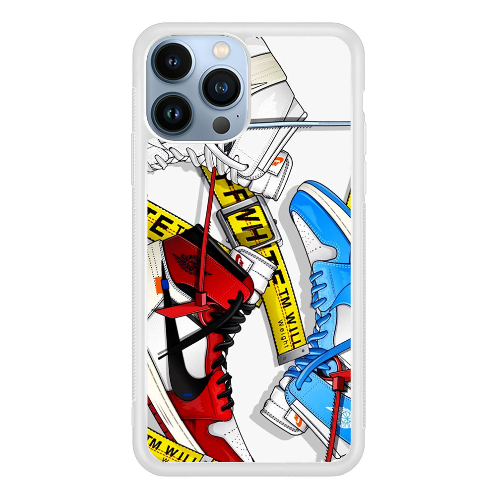 Nike X Air Jordan Shoes Collage iPhone 15 Pro Max Case