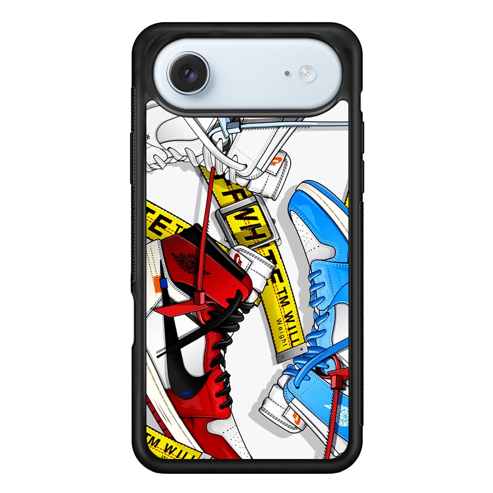 Nike X Air Jordan Shoes Collage iPhone 17 Air Case - Altracase