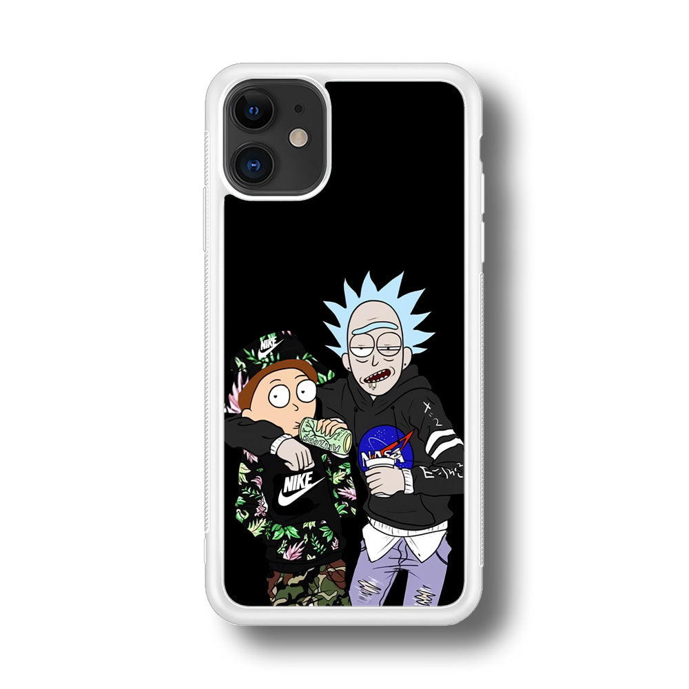 Nike X Nasa Rick and Morty iPhone 11 Case