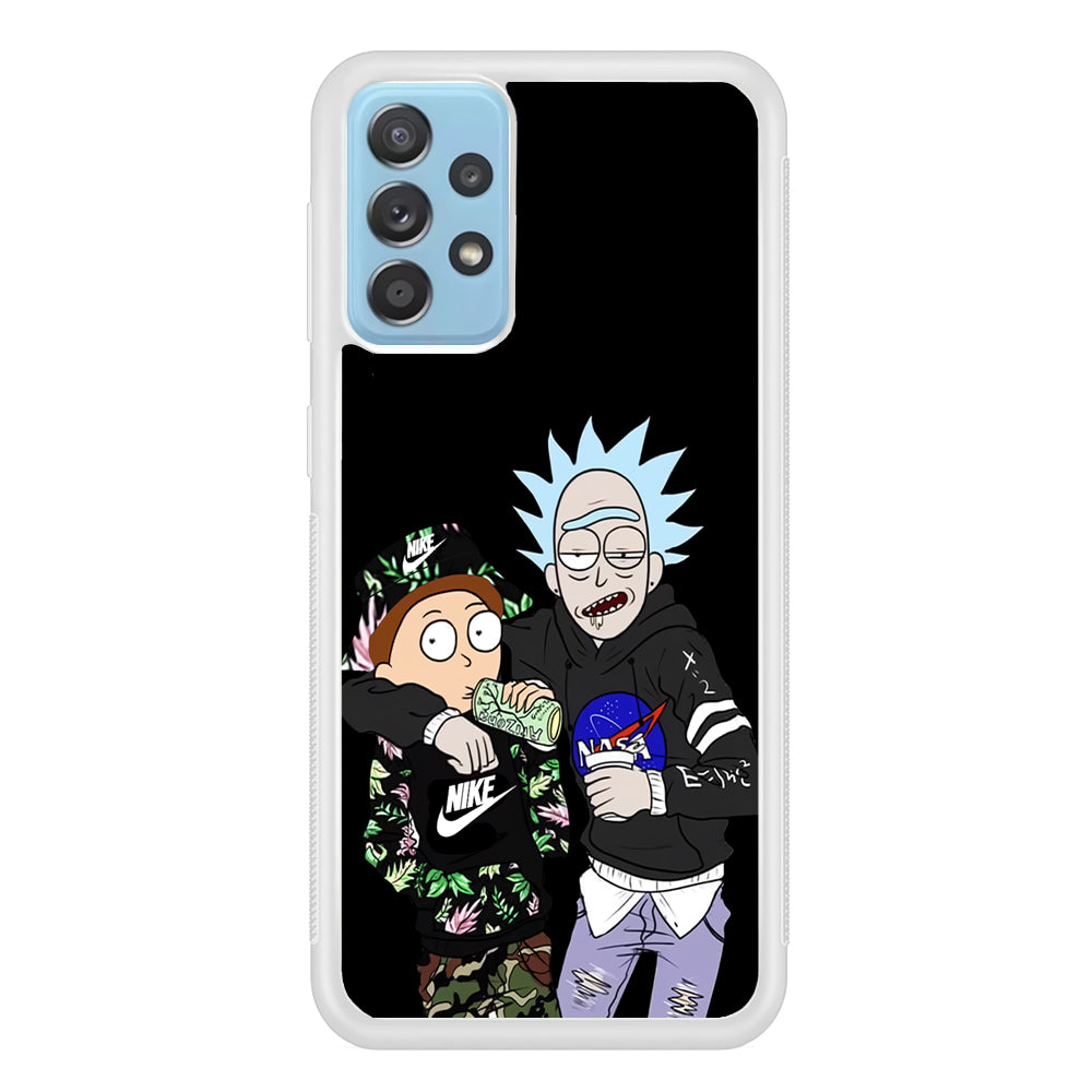 Nike X Nasa Rick and Morty Samsung Galaxy A52 Case