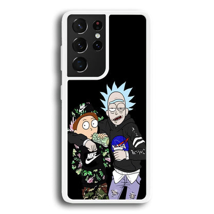 Nike X Nasa Rick and Morty Samsung Galaxy S24 Ultra Case