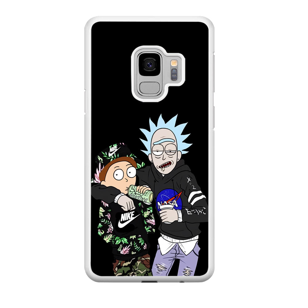 Nike X Nasa Rick and Morty  Samsung Galaxy S9 Case