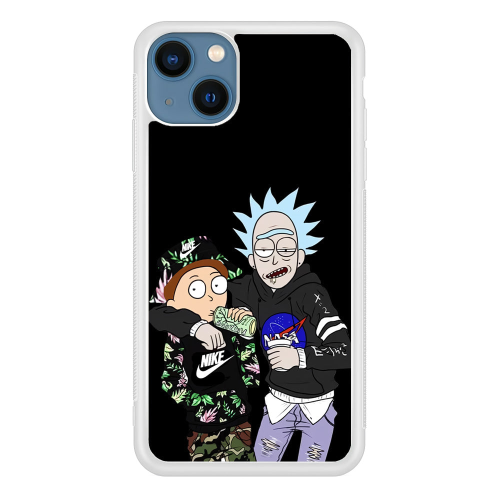 Nike X Nasa Rick and Morty iPhone 13 Mini Case