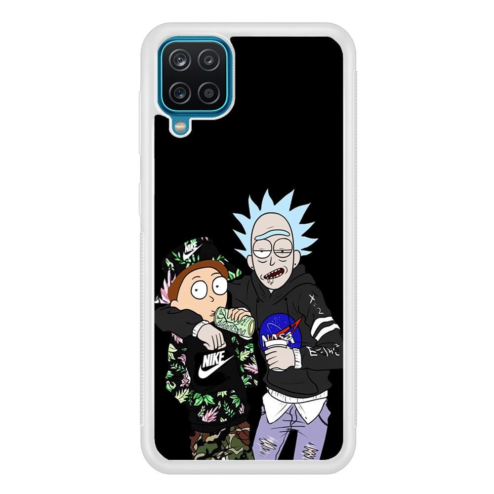 Nike X Nasa Rick and Morty Samsung Galaxy A12 Case