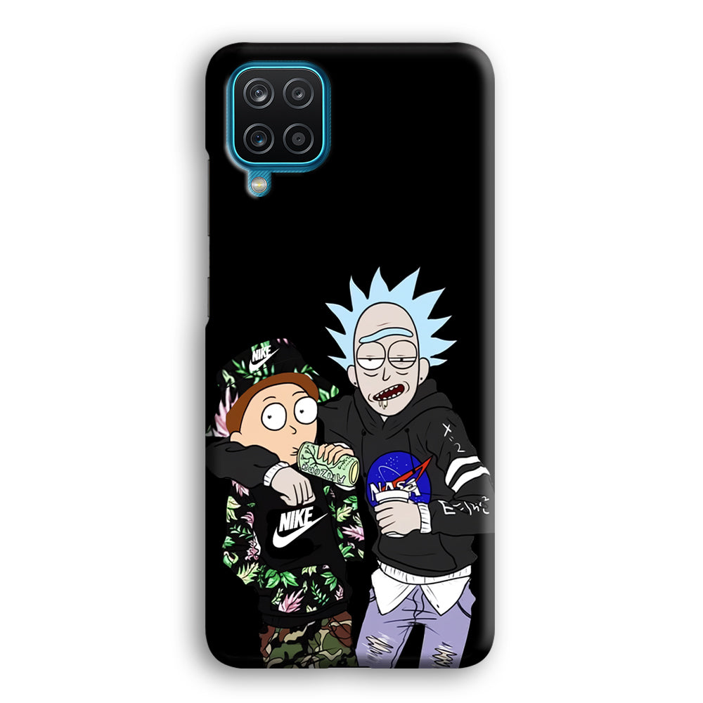 Nike X Nasa Rick and Morty Samsung Galaxy A12 Case