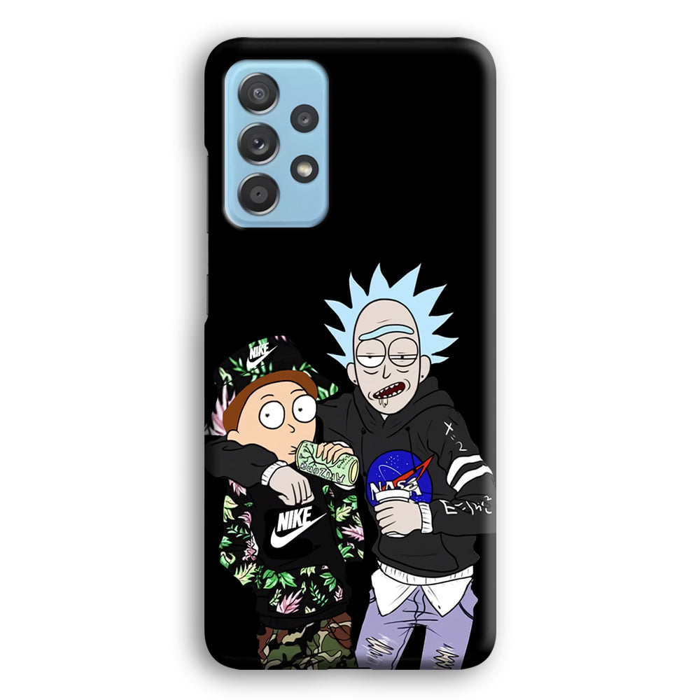 Nike X Nasa Rick and Morty Samsung Galaxy A72 Case