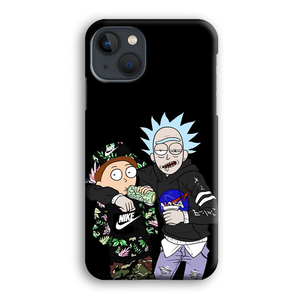 Nike X Nasa Rick and Morty iPhone 13 Mini Case