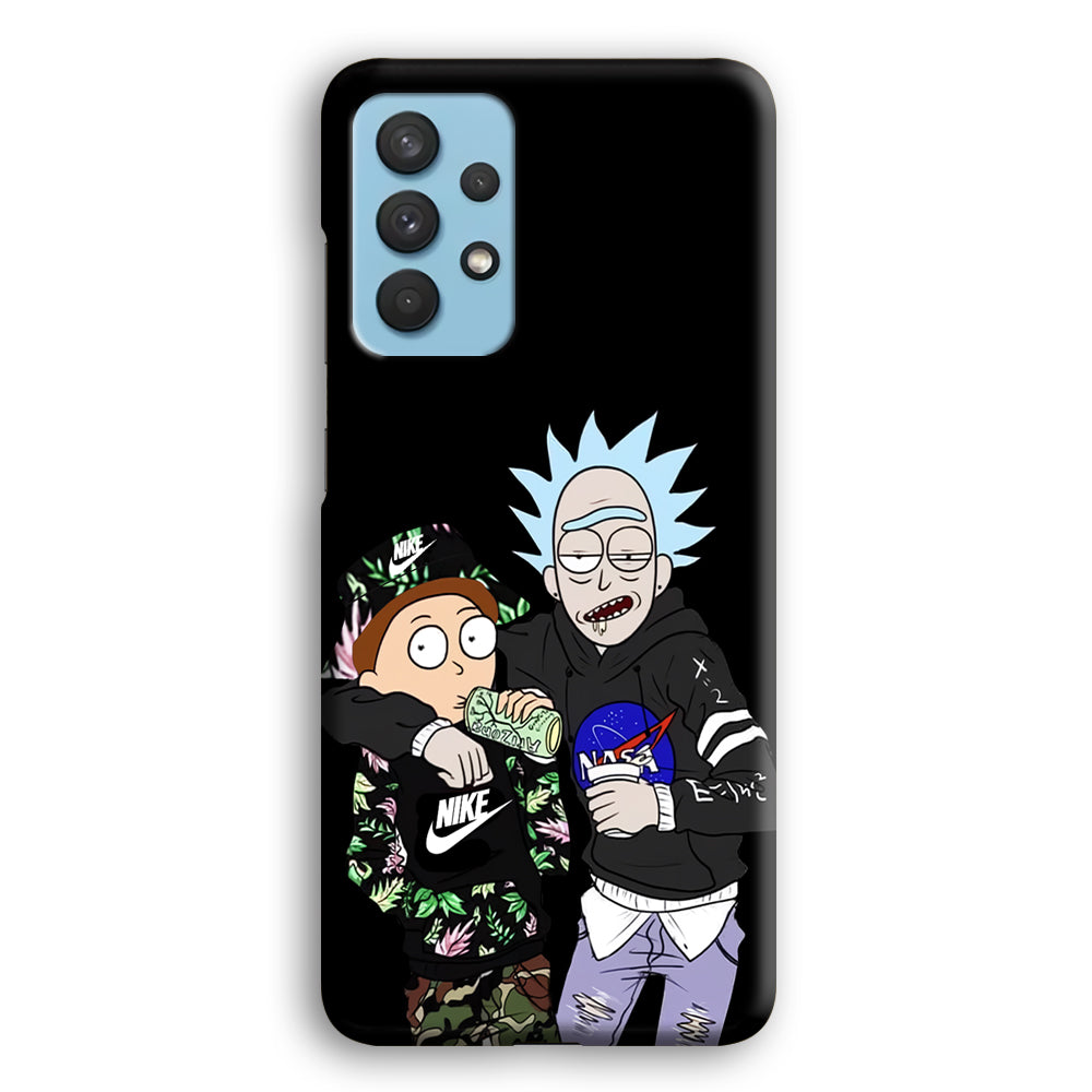 Nike X Nasa Rick and Morty Samsung Galaxy A32 Case