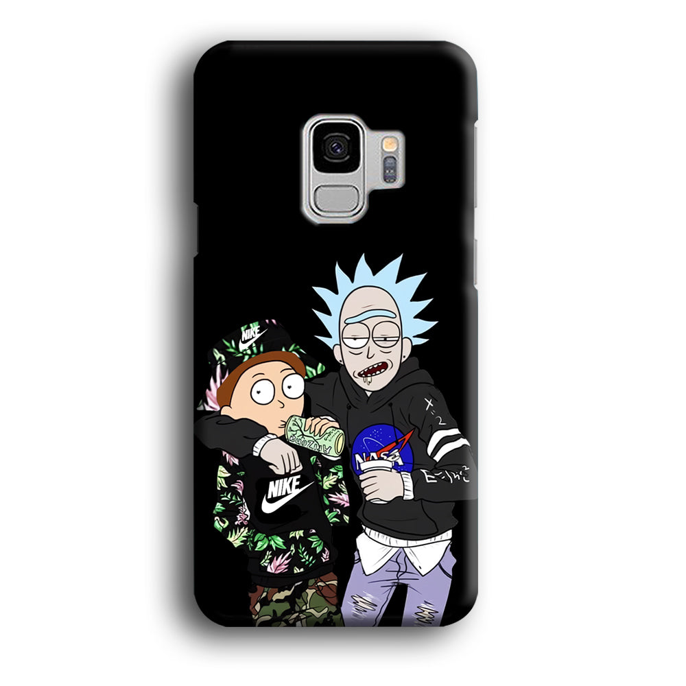 Nike X Nasa Rick and Morty  Samsung Galaxy S9 Case