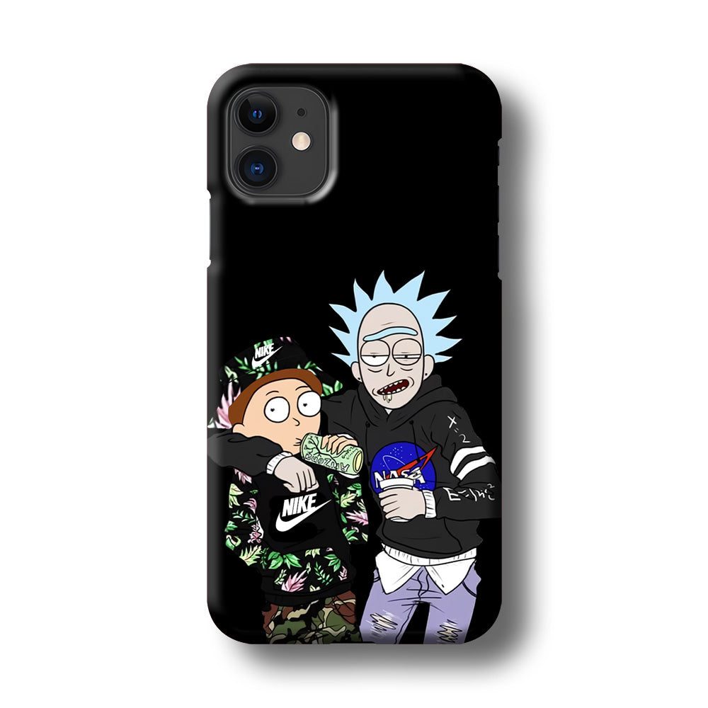 Nike X Nasa Rick and Morty iPhone 11 Case