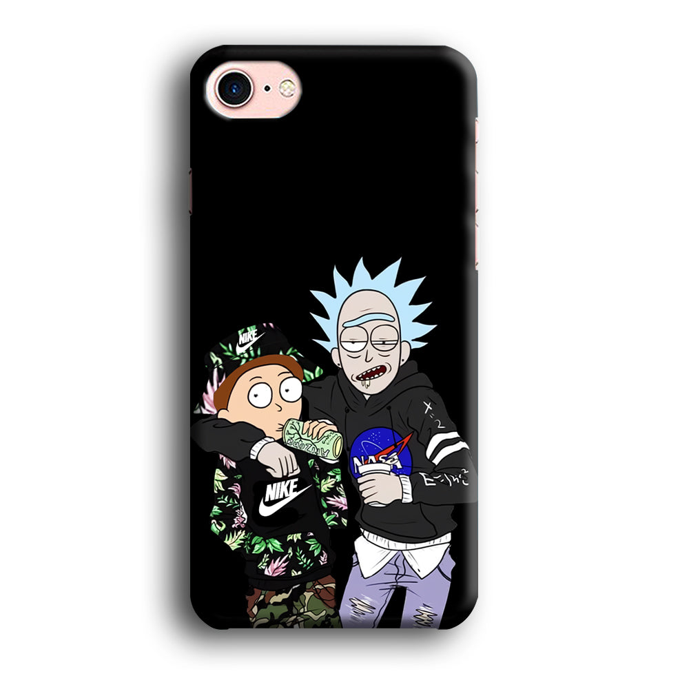 Nike X Nasa Rick and Morty iPhone SE 2020 Case