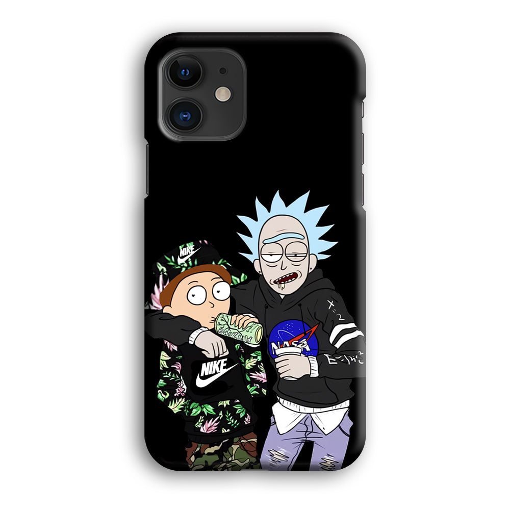 Nike X Nasa Rick and Morty iPhone 12 Mini Case