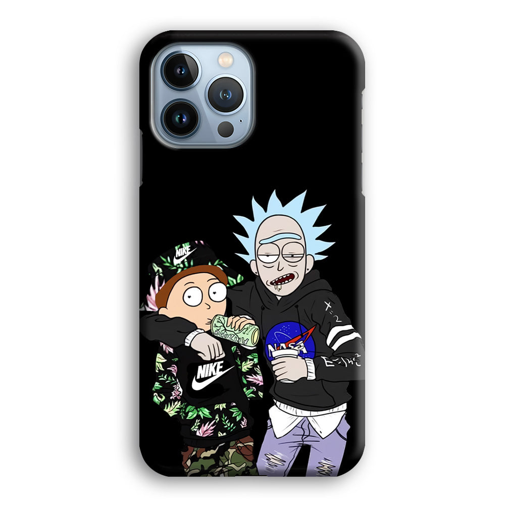 Nike X Nasa Rick and Morty iPhone 13 Pro Max Case