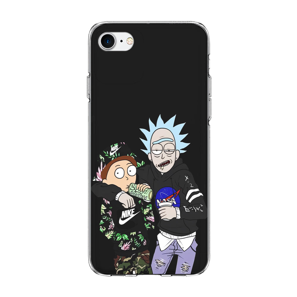 Nike X Nasa Rick and Morty iPhone SE 2020 Case