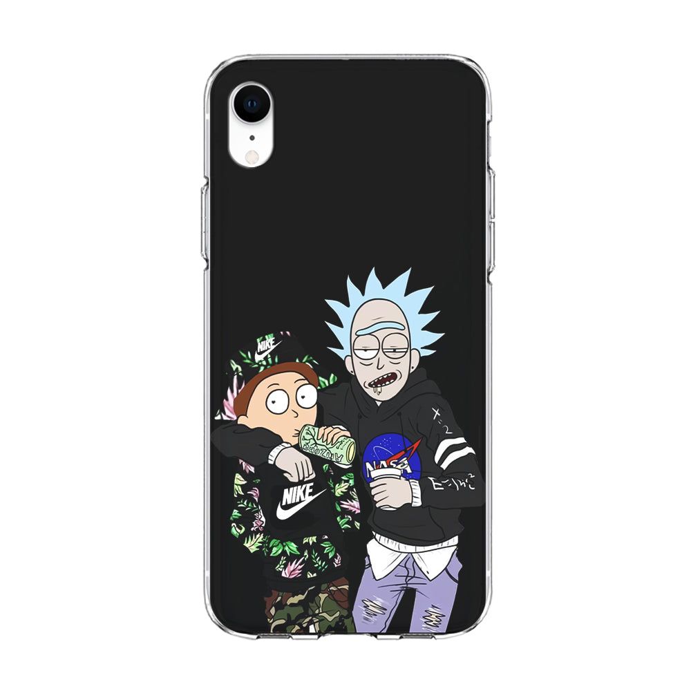 Nike X Nasa Rick and Morty iPhone XR Case