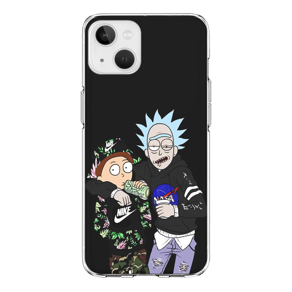 Nike X Nasa Rick and Morty iPhone 13 Mini Case