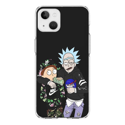 Nike X Nasa Rick and Morty iPhone 15 Case