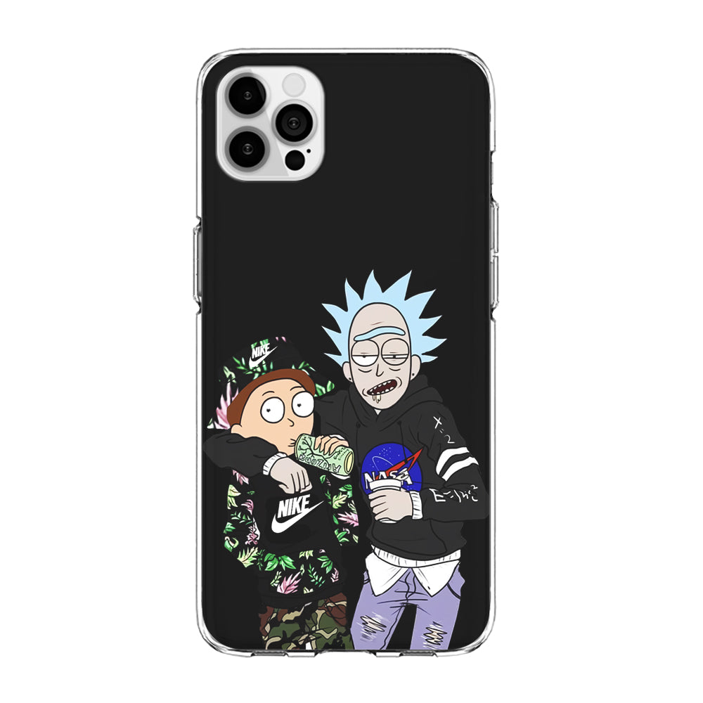 Nike X Nasa Rick and Morty iPhone 13 Pro Max Case