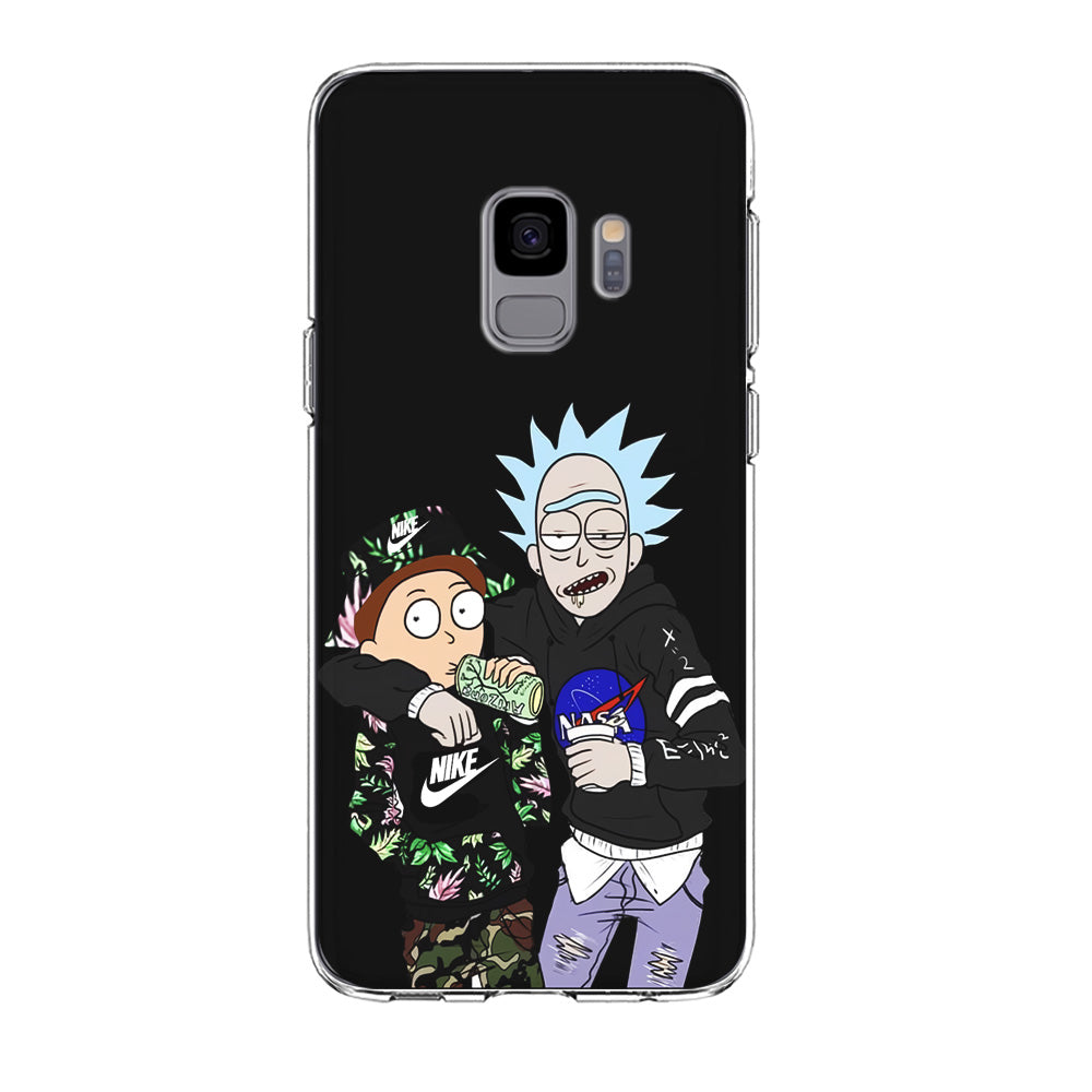 Nike X Nasa Rick and Morty  Samsung Galaxy S9 Case