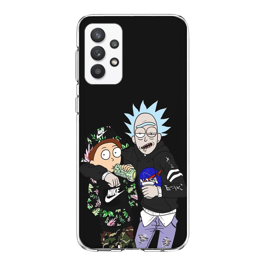 Nike X Nasa Rick and Morty Samsung Galaxy A32 Case