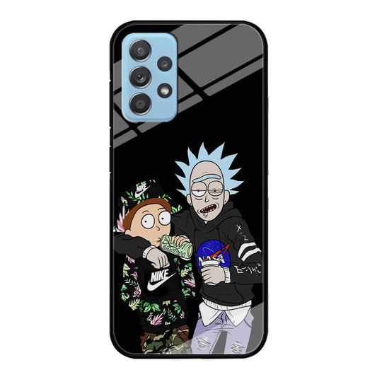 Nike X Nasa Rick and Morty Samsung Galaxy A72 Case