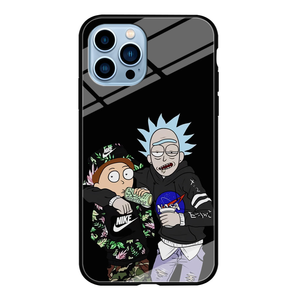 Nike X Nasa Rick and Morty iPhone 13 Pro Max Case