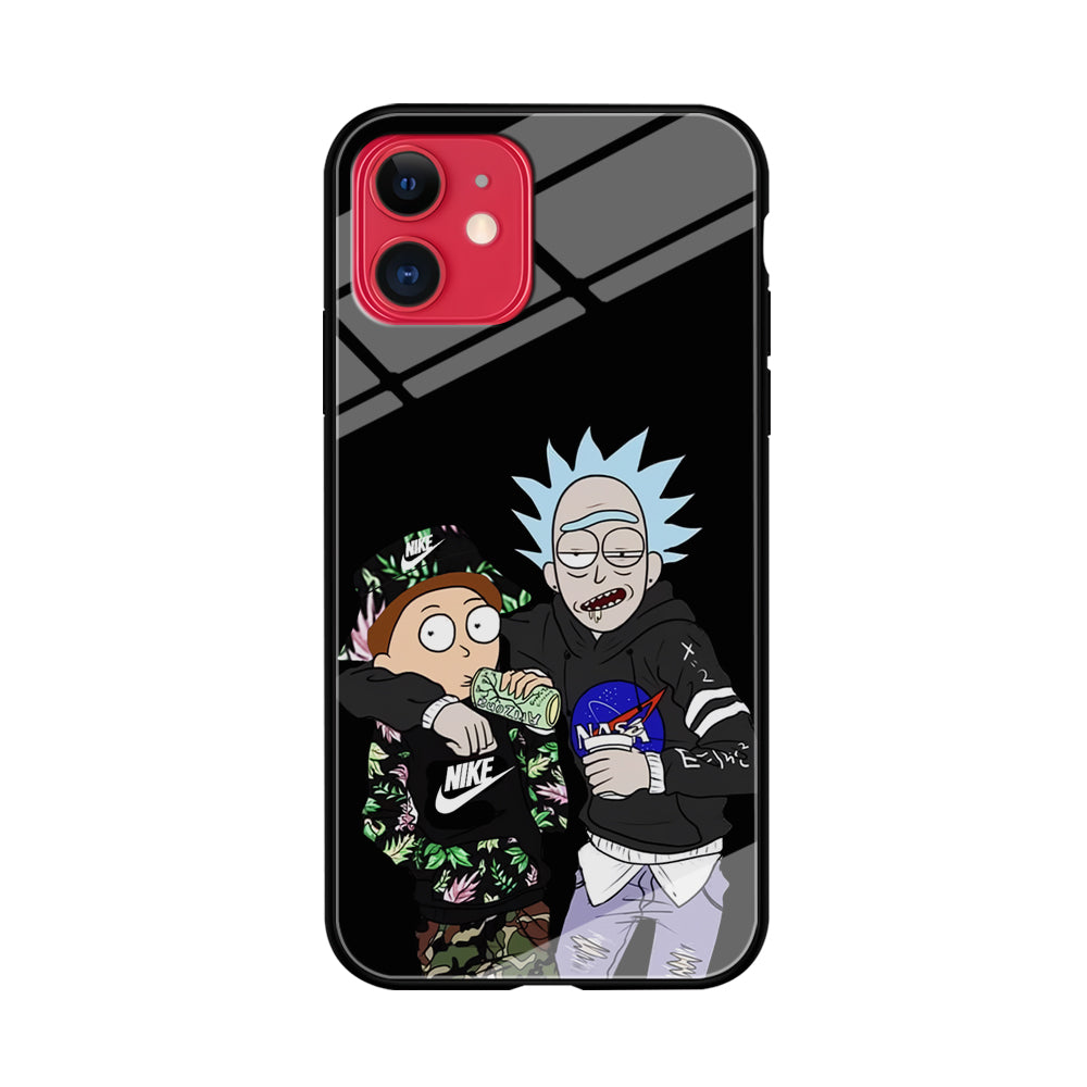 Nike X Nasa Rick and Morty iPhone 11 Case