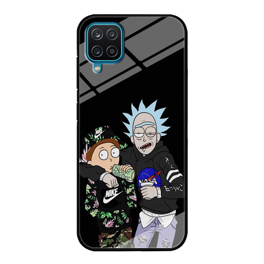 Nike X Nasa Rick and Morty Samsung Galaxy A12 Case