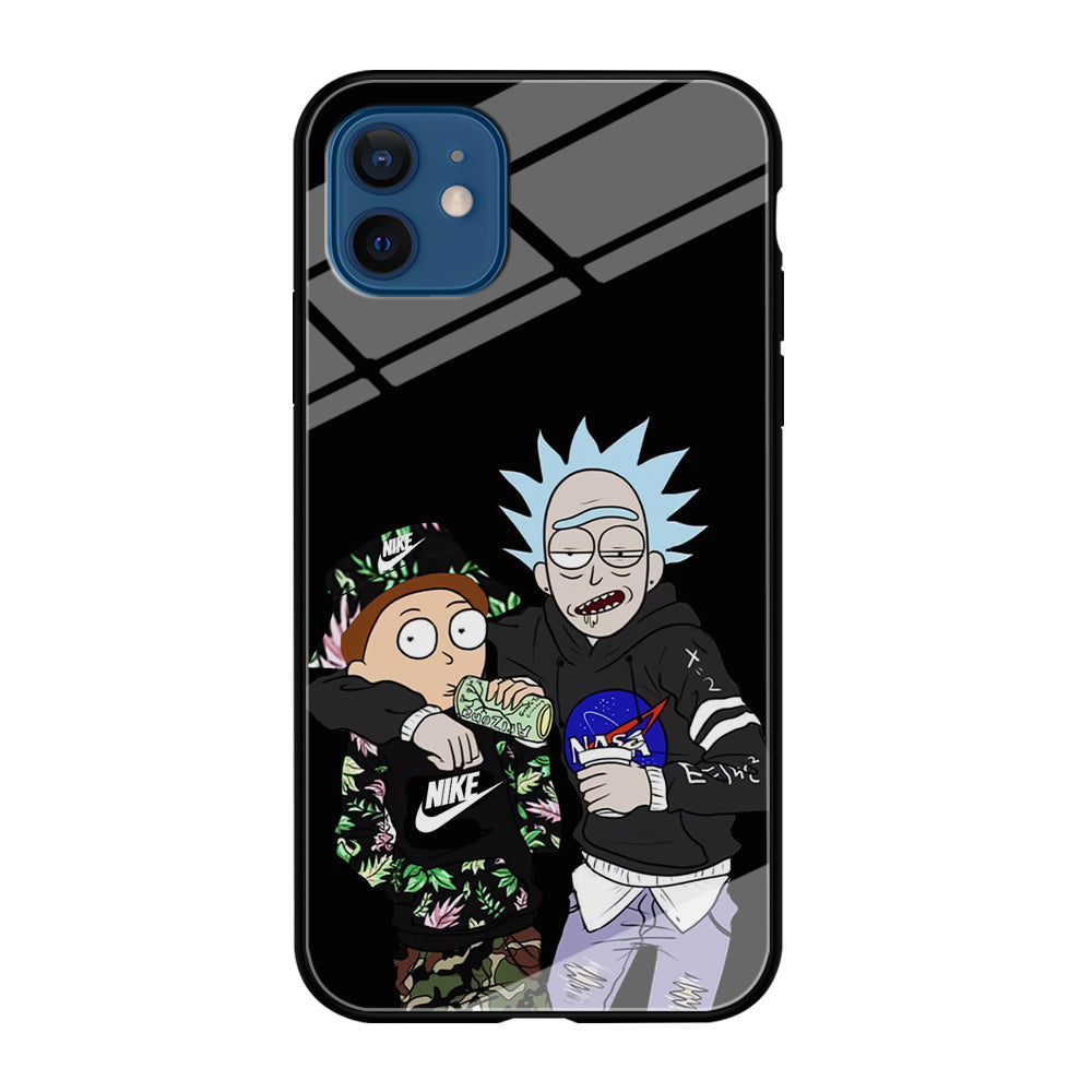 Nike X Nasa Rick and Morty iPhone 12 Mini Case