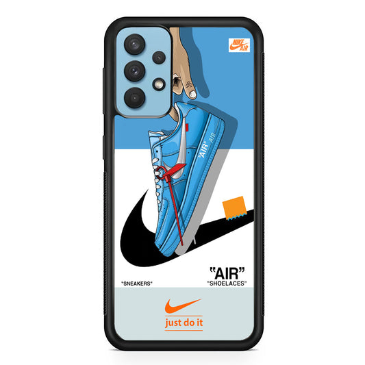 Nike Air Sneakers Max Samsung Galaxy A32 Case-Mobile Phone Case-Rubber Black (2D Case)-Altracase