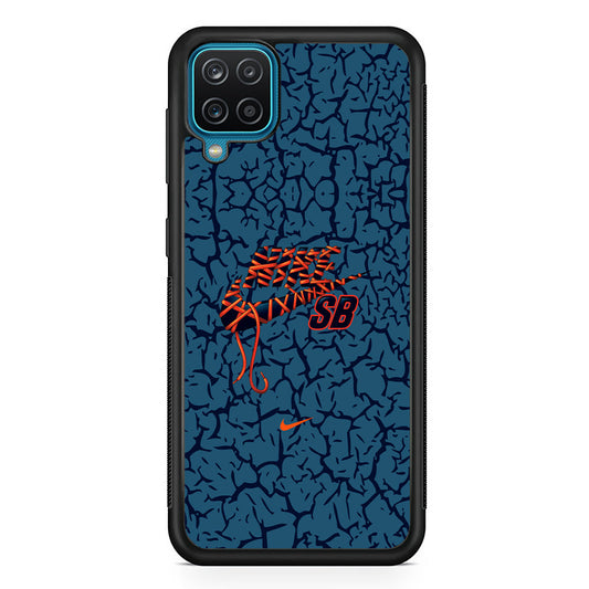 Nike SB Rope and Root Samsung Galaxy A12 Case-Mobile Phone Case-Rubber Black (2D Case)-Altracase