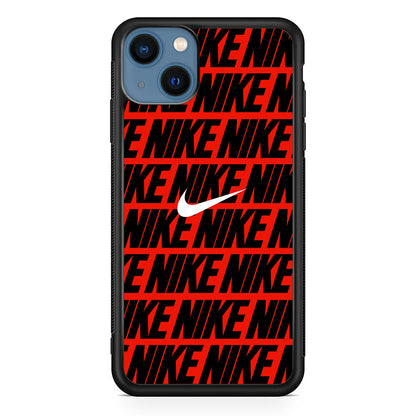 Nike in Red iPhone 15 Plus Case