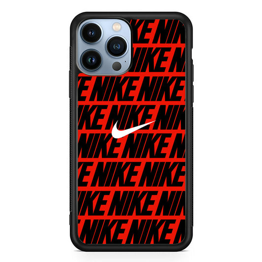 Nike in Red iPhone 15 Pro Max Case