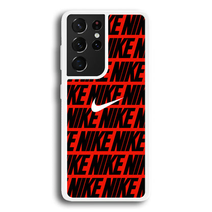 Nike in Red Samsung Galaxy S22 Ultra Case