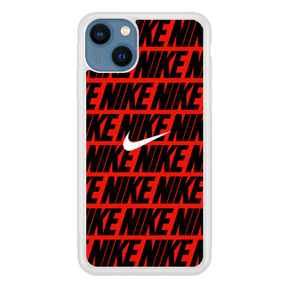 Nike in Red iPhone 15 Plus Case