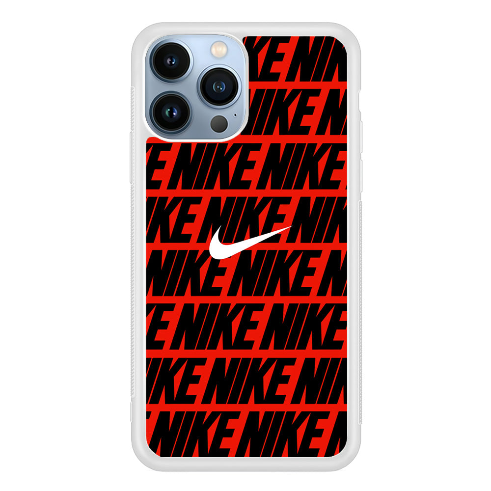 Nike in Red iPhone 15 Pro Case