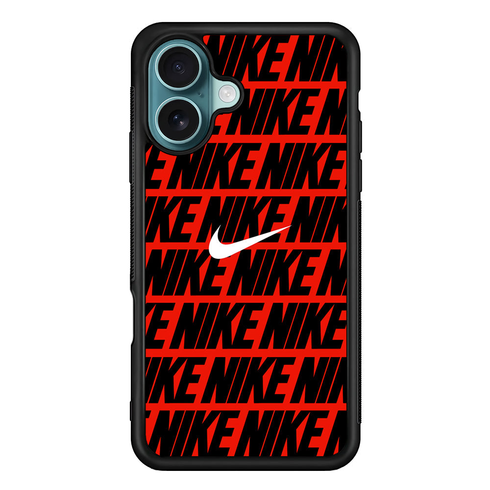 Nike in Red iPhone 16 Plus Case - Altracase