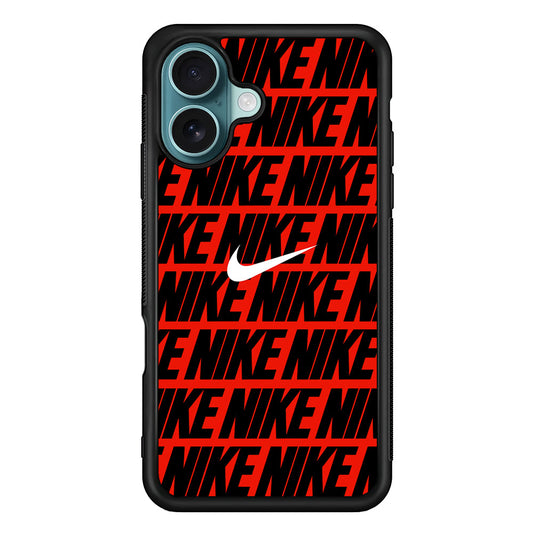 Nike in Red iPhone 16 Plus Case - Altracase