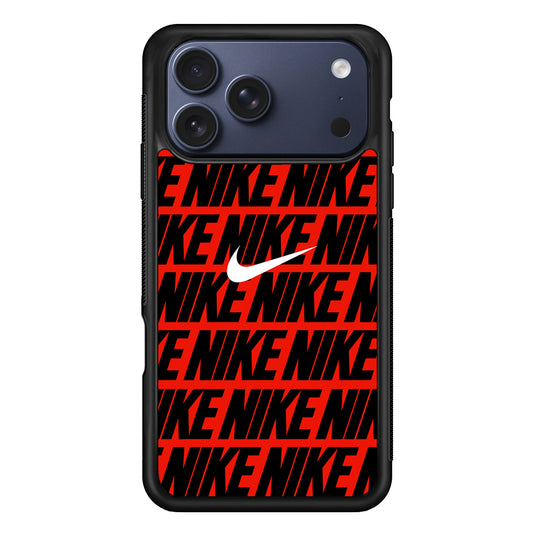 Nike in Red iPhone 17 Pro Case - Altracase