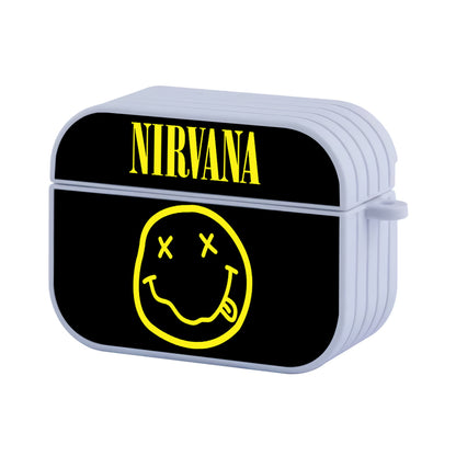 Nirvana Logo Smiley Hard Plastic Case Cover For Apple Airpods Pro