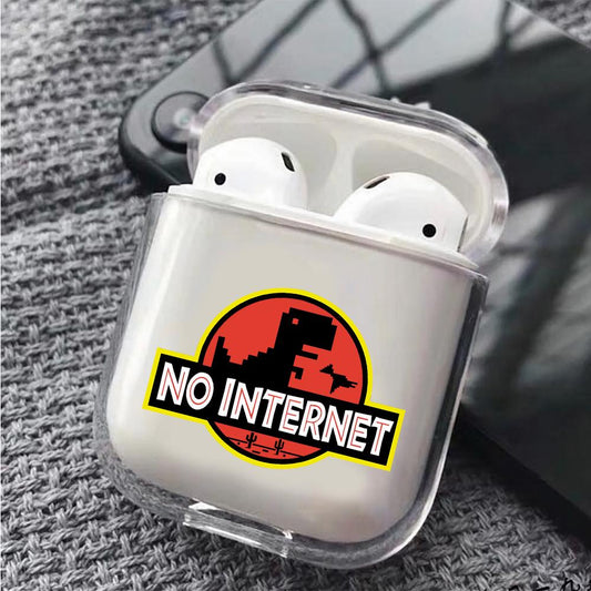 No Internet Hard Plastic Protective Clear Case Cover For Apple Airpods-AirPod Case-Altracase