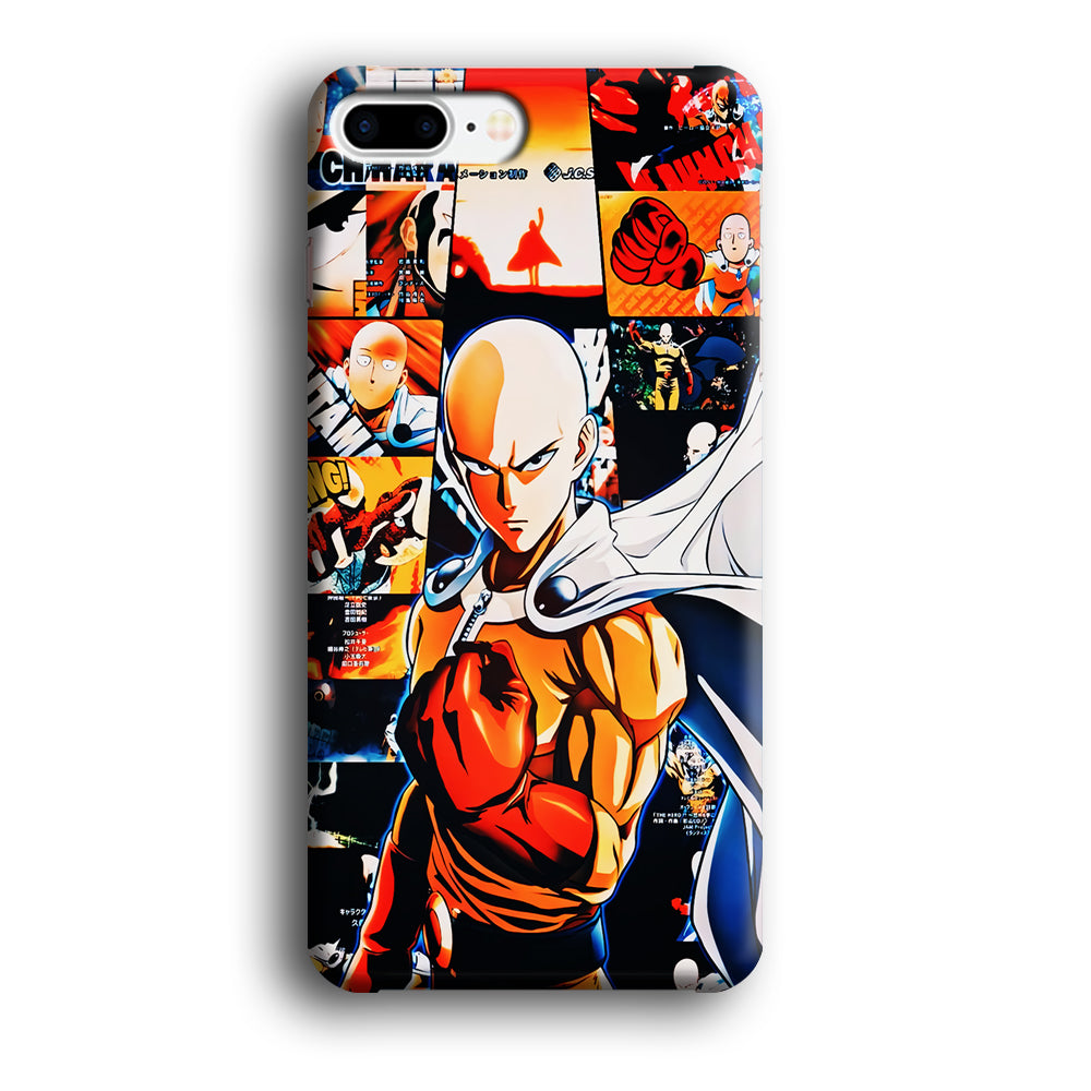 OPM Saitama Aesthetic iPhone 8 Plus Case-Phone Case-3D Case-Altracase