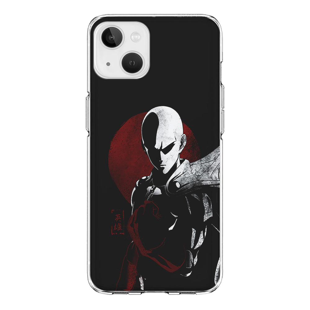 OPM Saitama Invincible iPhone 13 Mini Case-Phone Case-Clear Soft Case-Altracase