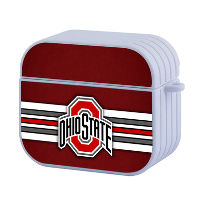 Ohio State Buckeyes Football Hard Plastic Case Cover For Apple Airpods 3