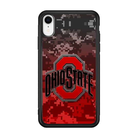 Ohio State Pixel Art iPhone XR Case